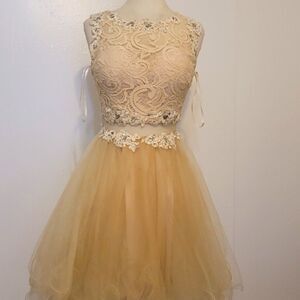 Dancing queen lace dress size small.